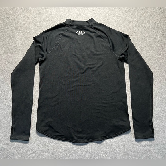 Under Armour Compression Shirt Mens Large Black Long Sleeve Athletic - Picture 4 of 5